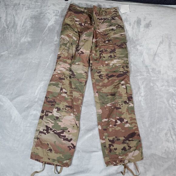 Combat Camo Insect Shield Repellent Apparel Cargo Pants Mens Medium Long 35” - Picture 1 of 11